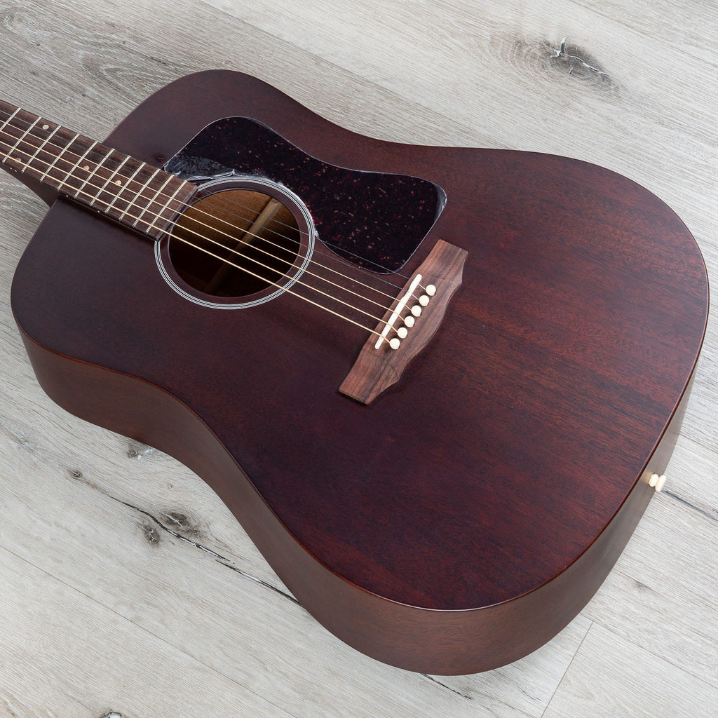 Guild D20 Dreadnought Acoustic Guitar, Solid African Mahogany Top (B-STOCK)