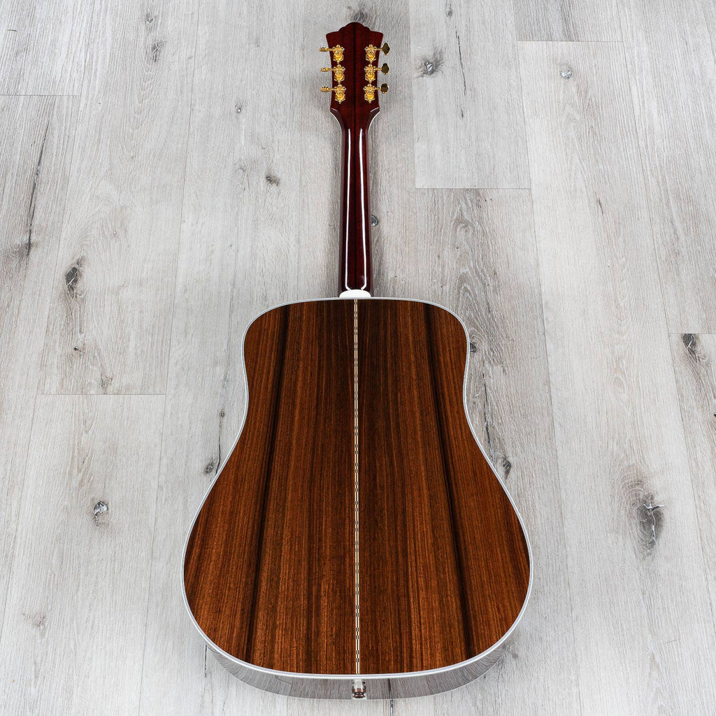 Guild D-55E Dreadnought Acoustic-Electric Guitar, Antique Sunburst, LR Baggs Pickup (B-STOCK)