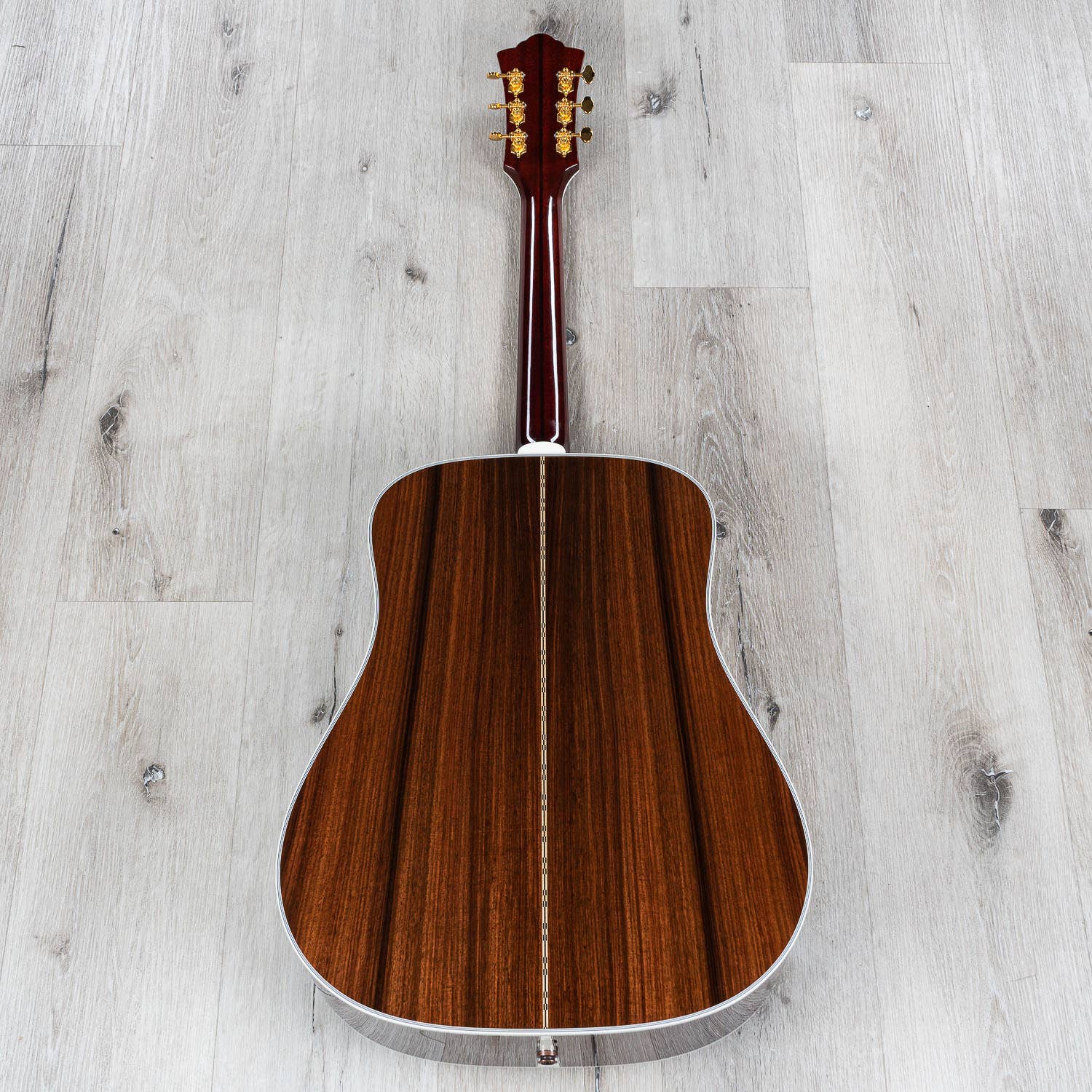 Guild D-55E Dreadnought Acoustic-Electric Guitar, Antique Sunburst, LR Baggs Pickup (B-STOCK)