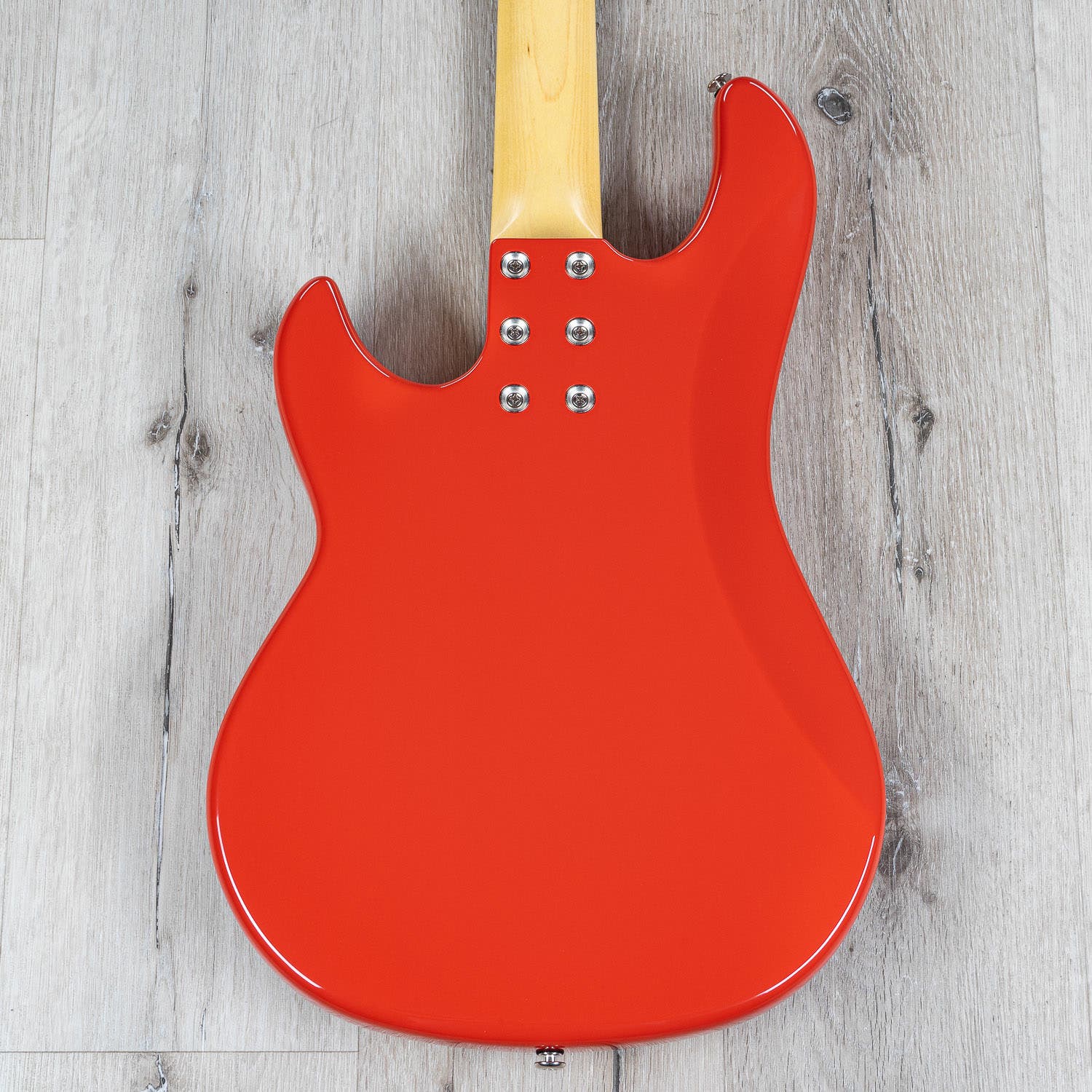 G&L Guitars Fullerton Deluxe LB100 Bass Guitar, Caribbean Rosewood Fingerboard, Fullerton Red