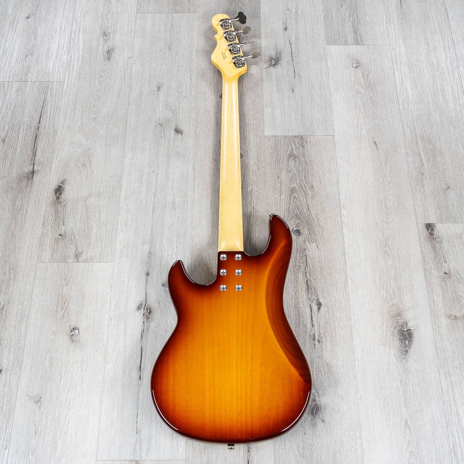 G&L Guitars Fullerton Deluxe LB100 Bass Guitar, Caribbean Rosewood Fingerboard, Old School Tobacco Burst
