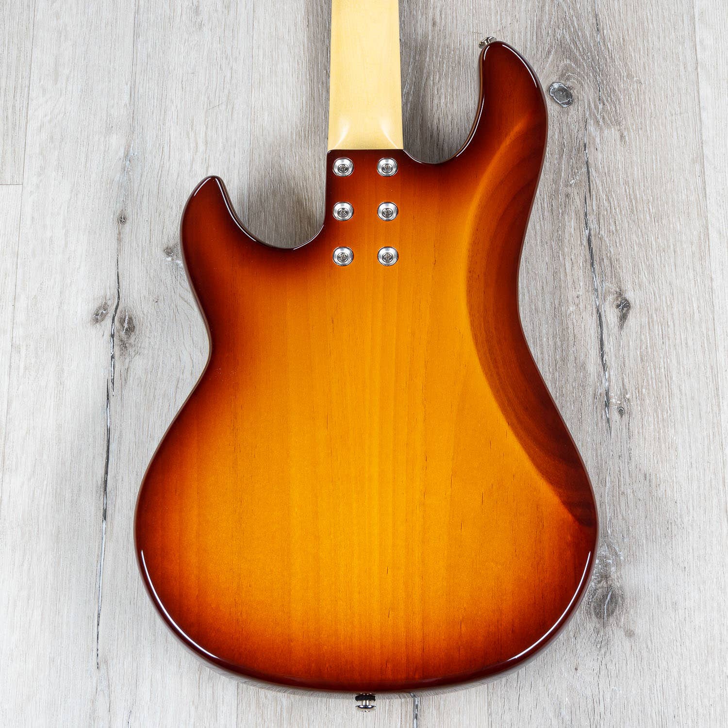 G&L Guitars Fullerton Deluxe LB100 Bass Guitar, Caribbean Rosewood Fingerboard, Old School Tobacco Burst