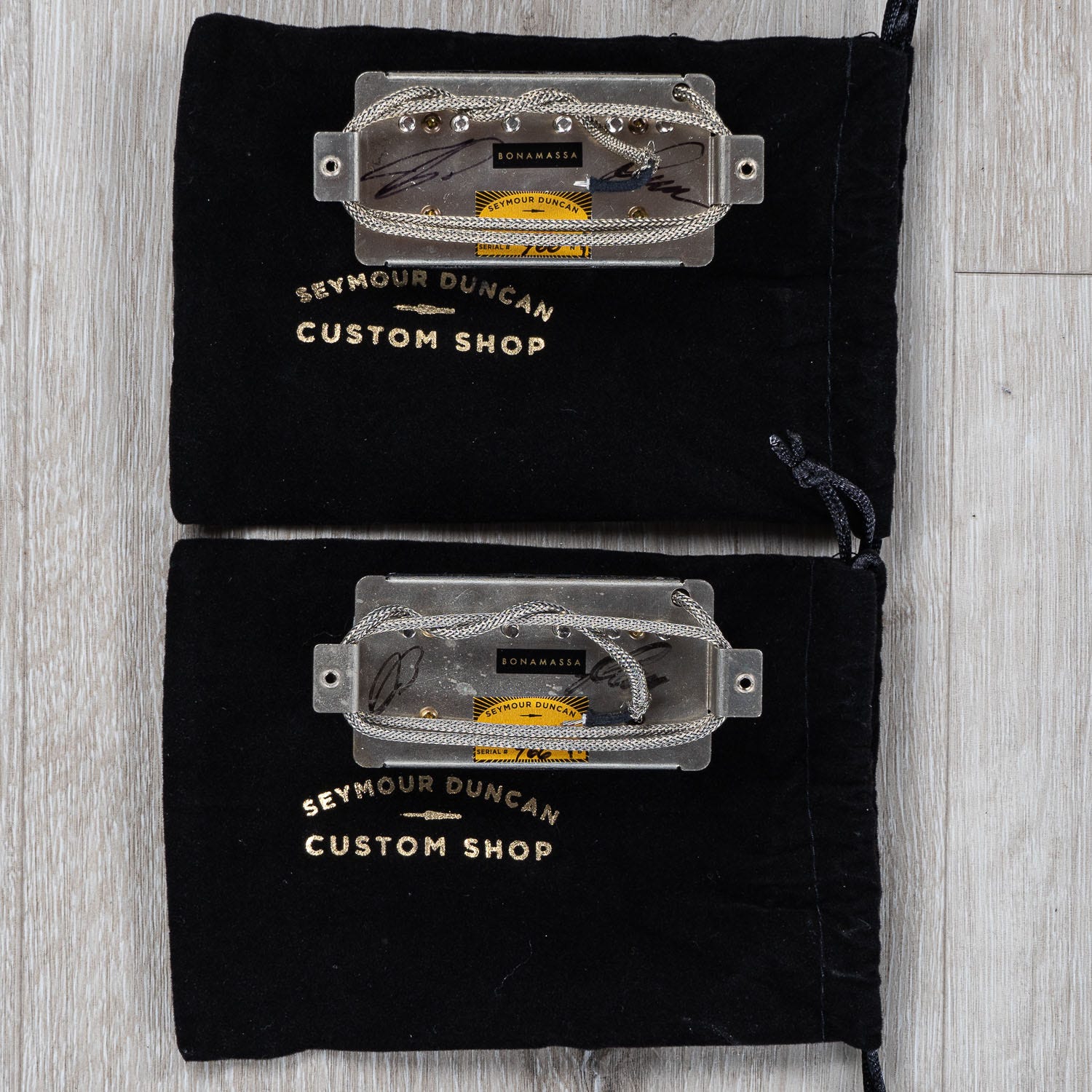Seymour Duncan Joe Bonamassa Amos Humbucker Guitar Pickup Set, Zebra