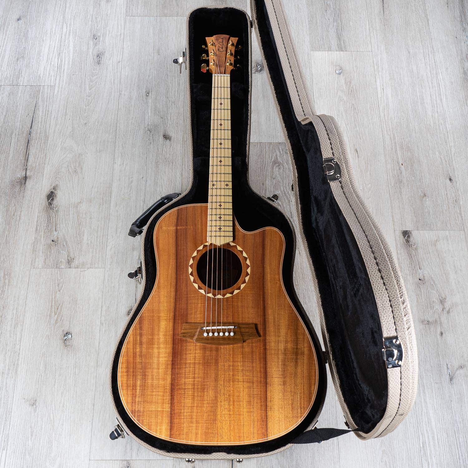 Cole Clark CCFL2EC-BLBLSB Fat Lady 2 Acoustic Electric Guitar, Blackwood Top (B-STOCK)