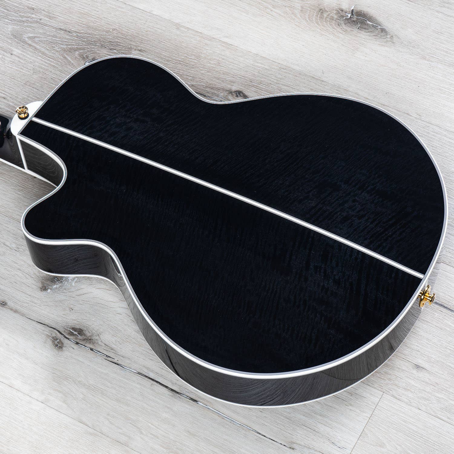 Takamine TSP158C-12 SBL Acoustic Electric 12-String Guitar w/ Case, Ebony Fretboard, See-Through Black