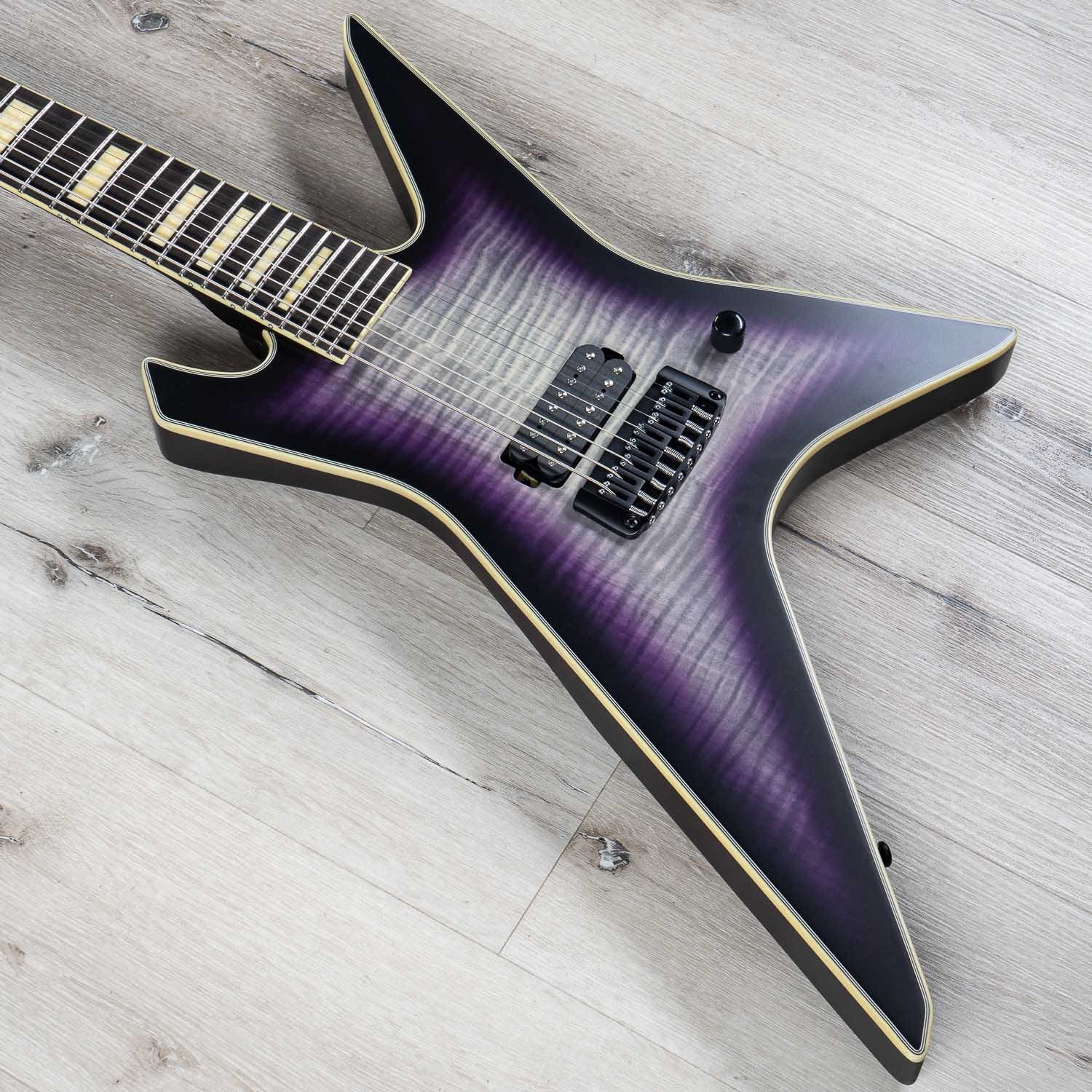Balaguer The Tartarus DS8 Devin Shidaker 8-String Electric Guitar, Ebony Fretboard, Nightmareburst