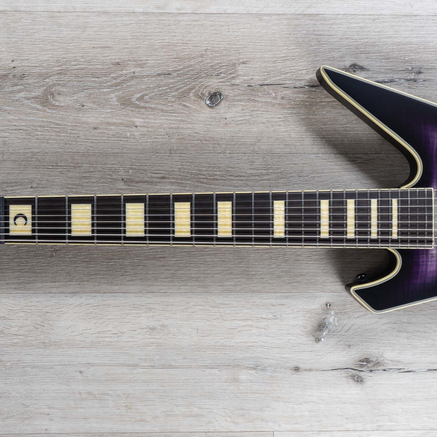 Balaguer The Tartarus DS8 Devin Shidaker 8-String Electric Guitar, Ebony Fretboard, Nightmareburst