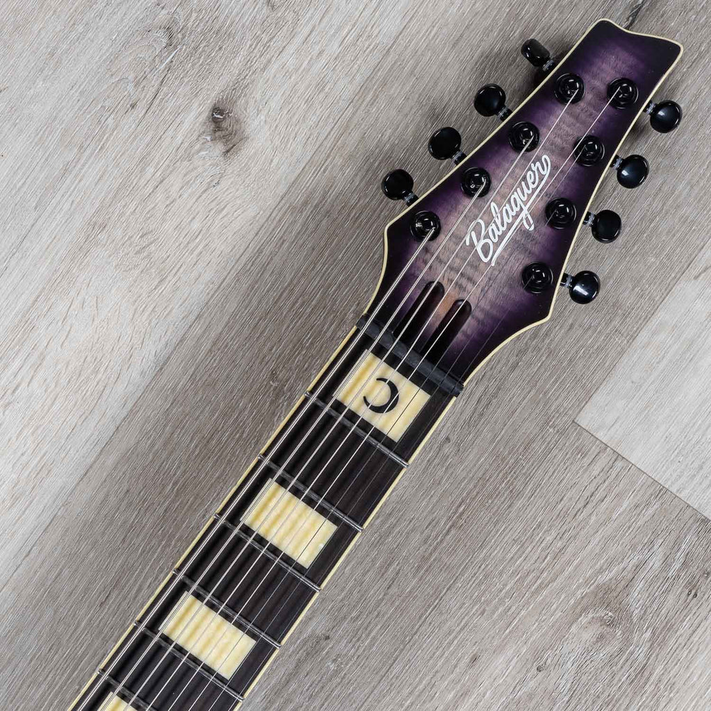 Balaguer The Tartarus DS8 Devin Shidaker 8-String Electric Guitar, Ebony Fretboard, Nightmareburst