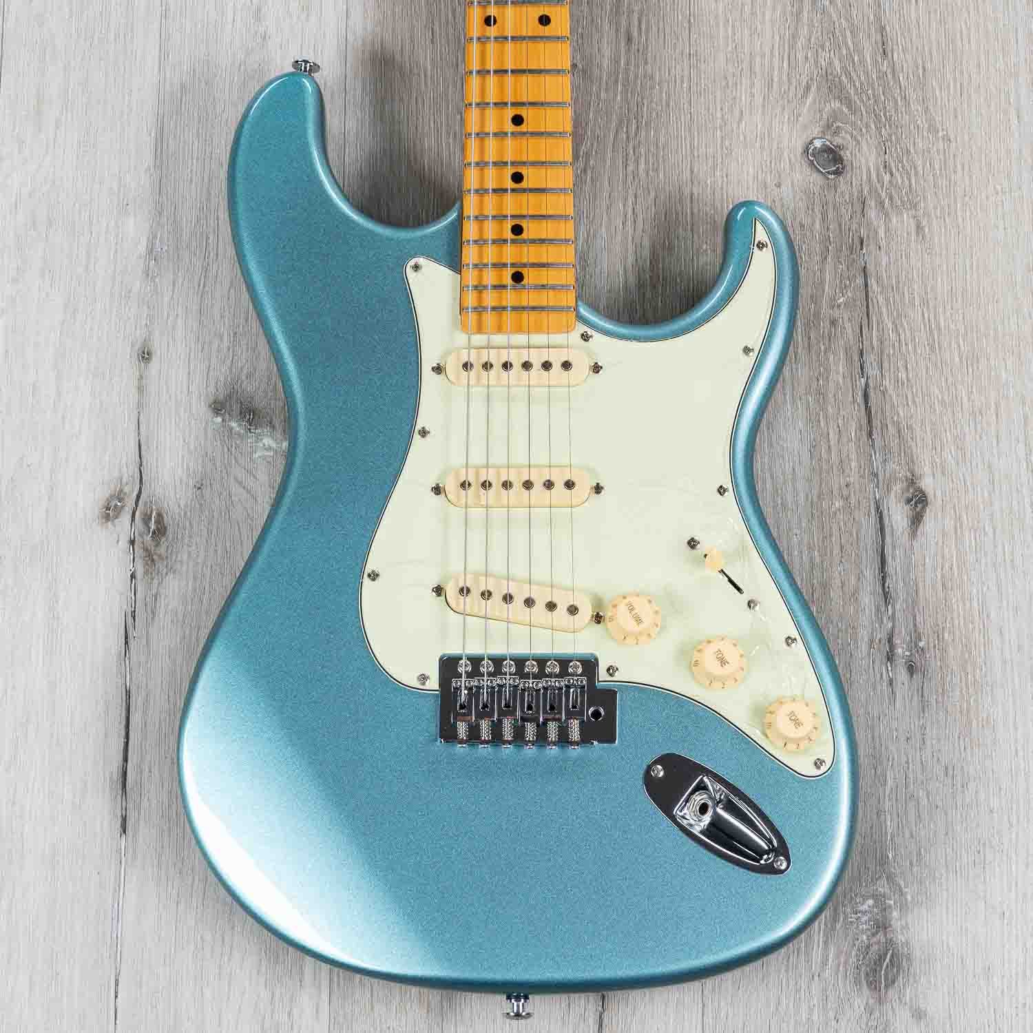 Tagima TG-530 Woodstock Series Strat Style Electric Guitar - Lake Placid Blue