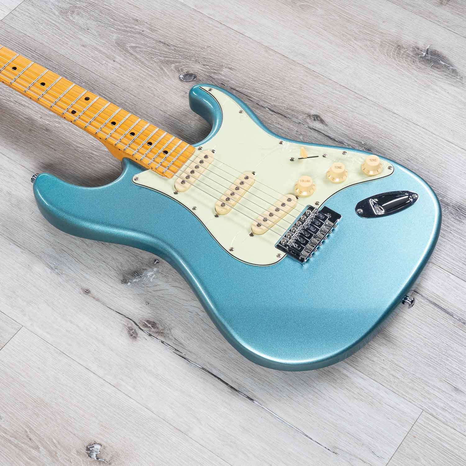 Tagima TG-530 Woodstock Series Strat Style Electric Guitar - Lake Placid Blue