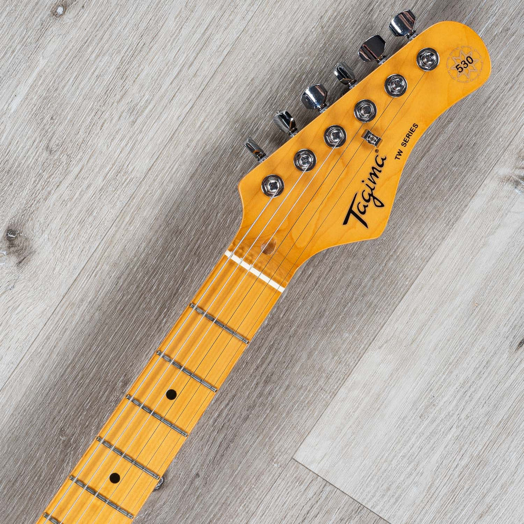 Tagima TG-530 Woodstock Series Strat Style Electric Guitar - Lake Placid Blue