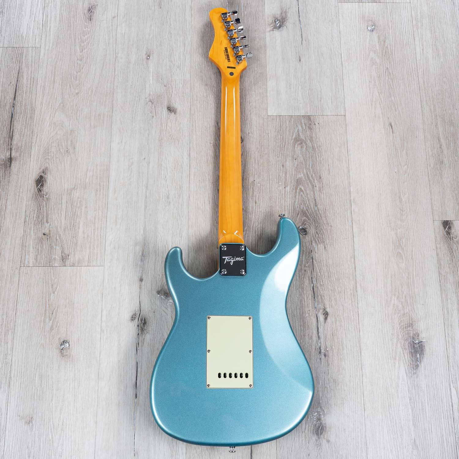 Tagima TG-530 Woodstock Series Strat Style Electric Guitar - Lake Placid Blue