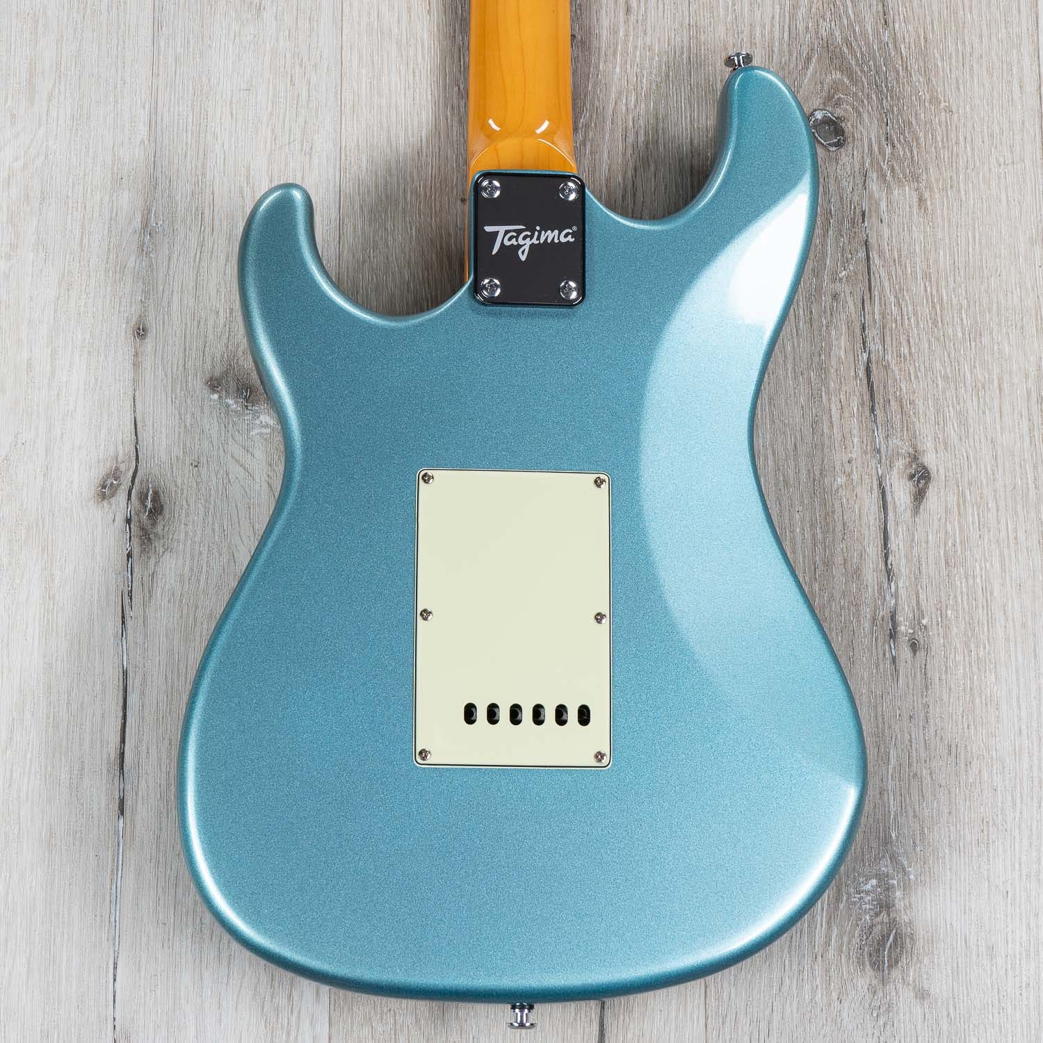 Tagima TG-530 Woodstock Series Strat Style Electric Guitar - Lake Placid Blue