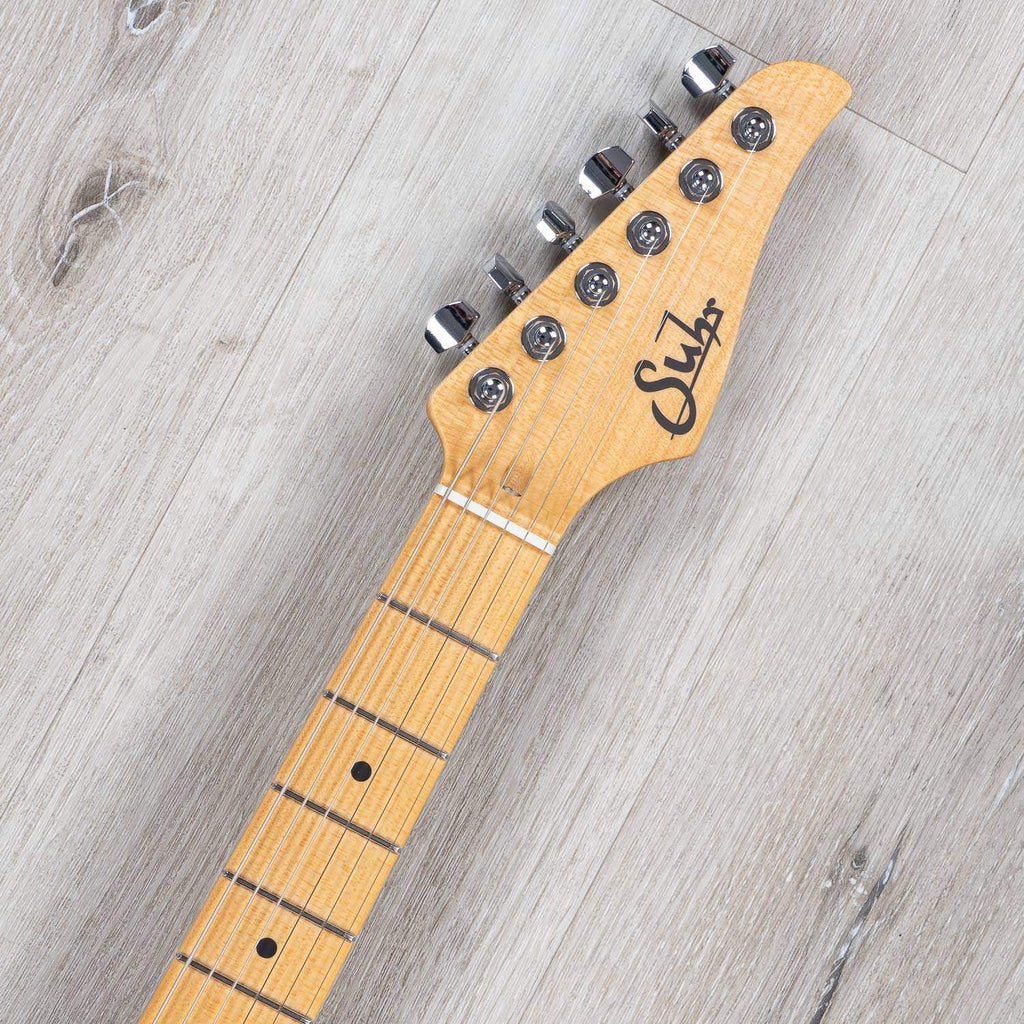 Suhr Guitars Alt T Semi-Hollow Electric Guitar, Maple Fingerboard, Trans Brown