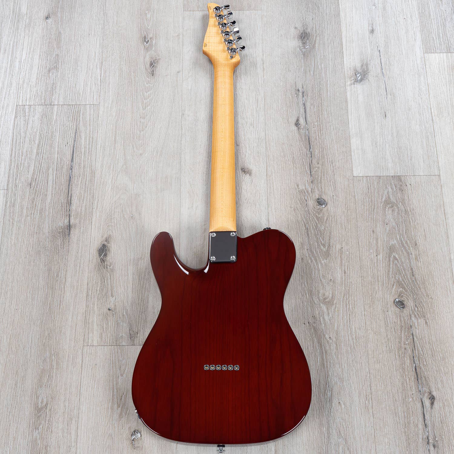 Suhr Guitars Alt T Semi-Hollow Electric Guitar, Maple Fingerboard, Trans Brown