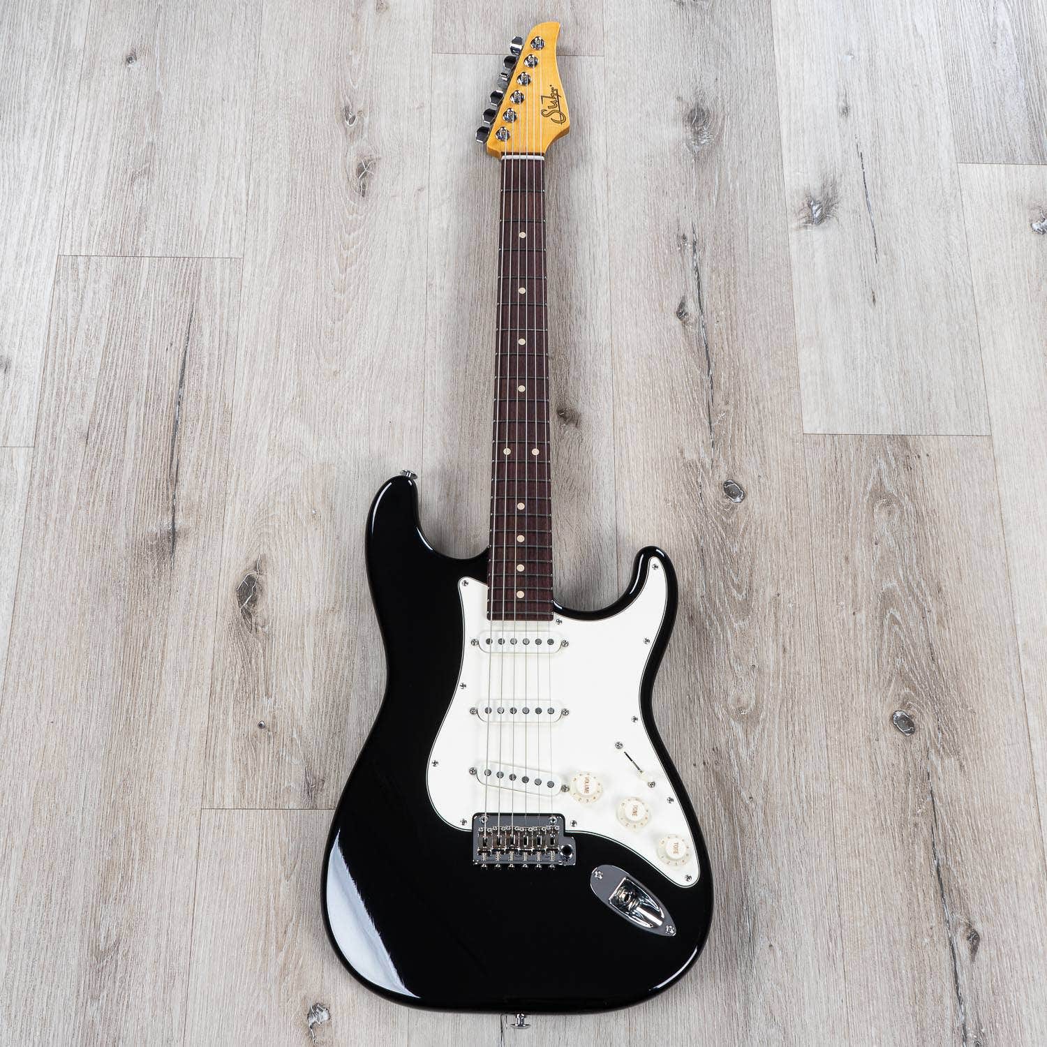 Suhr Classic S Antique SSS Electric Guitar, Indian Rosewood Fingerboard, SSCII, Deluxe Padded Gig Bag - Black