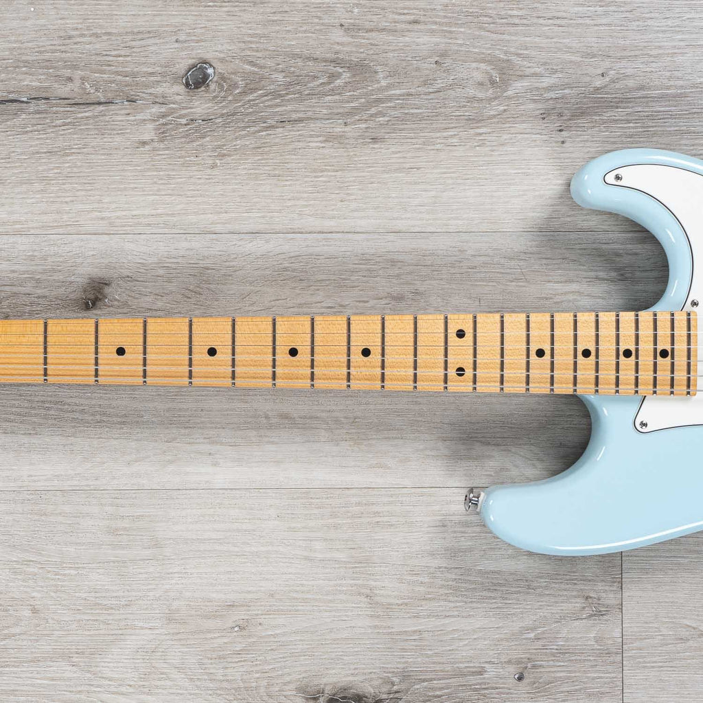 Suhr Classic S HSS Electric Guitar, Maple Fingerboard, SSCII, Deluxe Padded Gig Bag - Sonic Blue