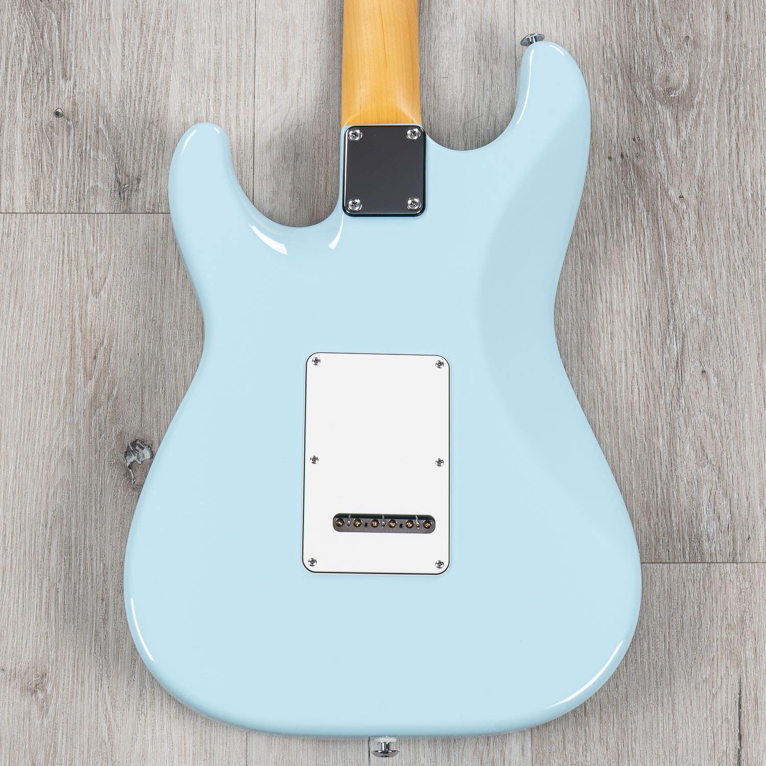 Suhr Classic S HSS Electric Guitar, Maple Fingerboard, SSCII, Deluxe Padded Gig Bag - Sonic Blue