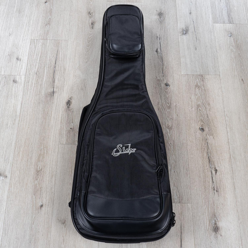 Suhr Classic S Antique HSS Electric Guitar, Maple Fingerboard, SSCII, Deluxe Padded Gig Bag - Olympic White