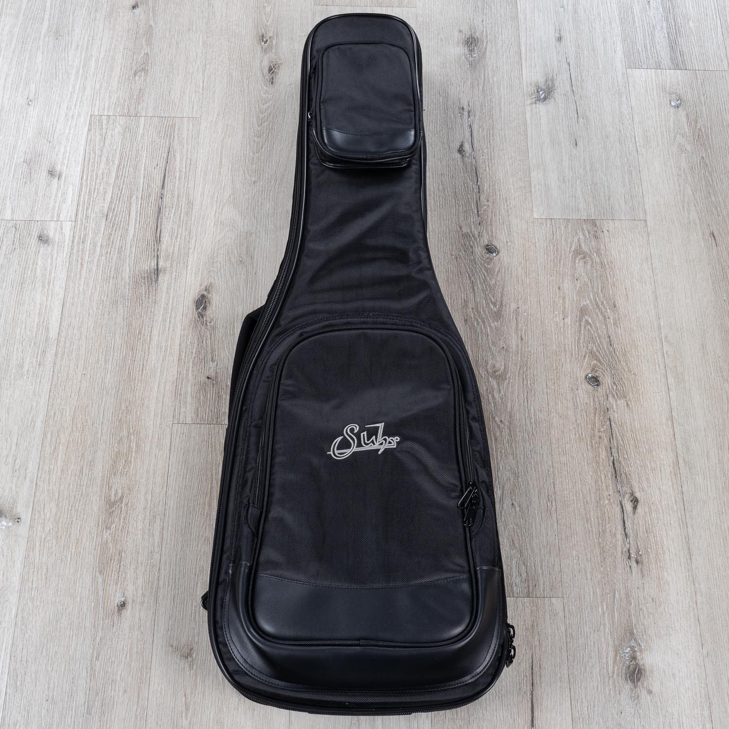 Suhr Classic S Antique HSS Electric Guitar, Maple Fingerboard, SSCII, Deluxe Padded Gig Bag - Olympic White