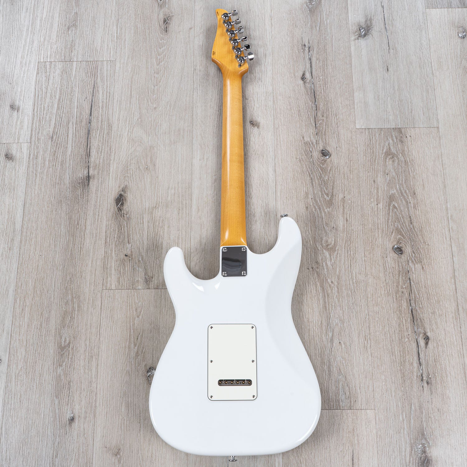 Suhr Classic S Antique HSS Electric Guitar, Maple Fingerboard, SSCII, Deluxe Padded Gig Bag - Olympic White