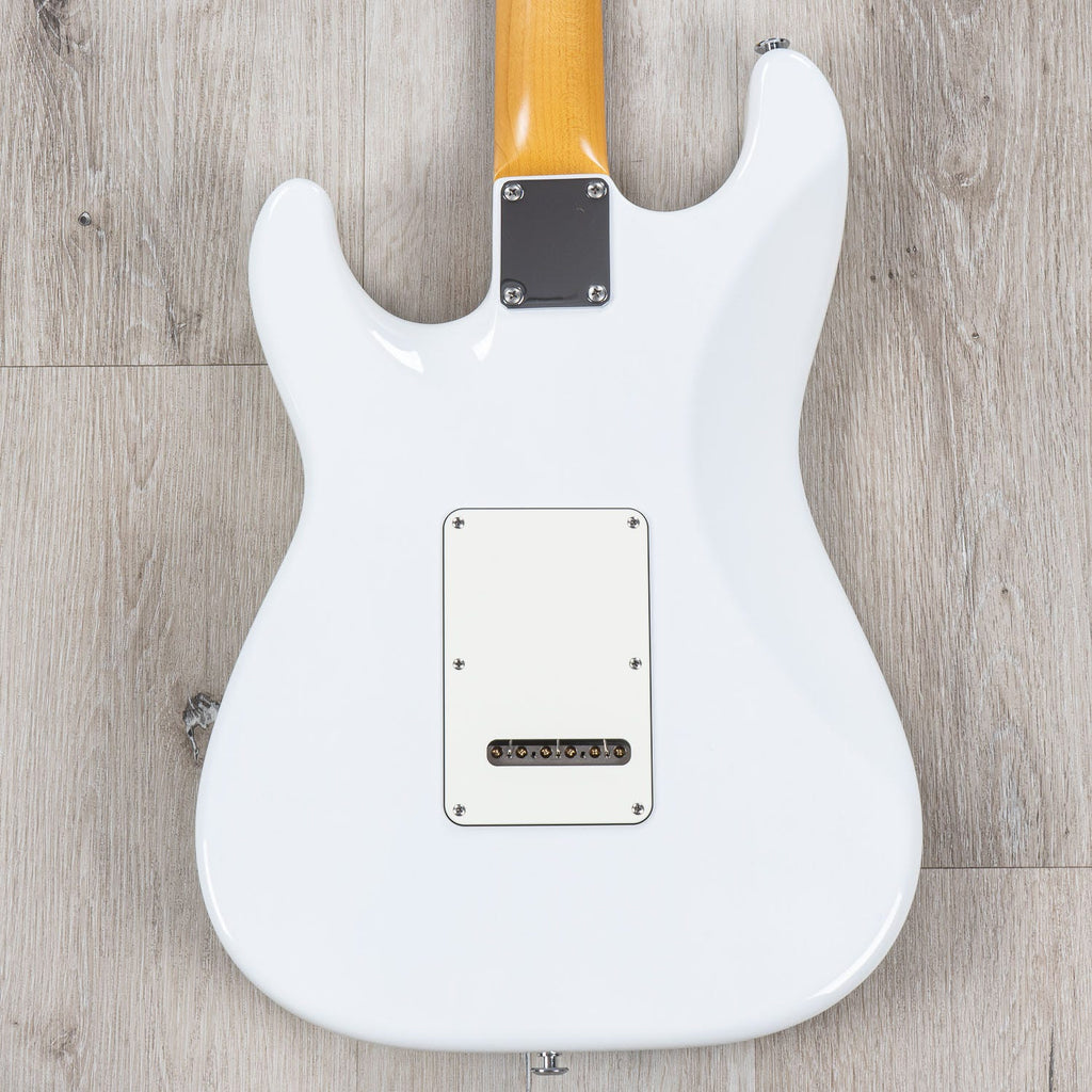 Suhr Classic S Antique HSS Electric Guitar, Maple Fingerboard, SSCII, Deluxe Padded Gig Bag - Olympic White