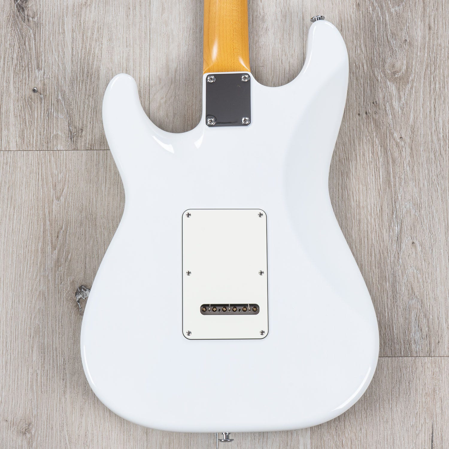 Suhr Classic S Antique HSS Electric Guitar, Maple Fingerboard, SSCII, Deluxe Padded Gig Bag - Olympic White