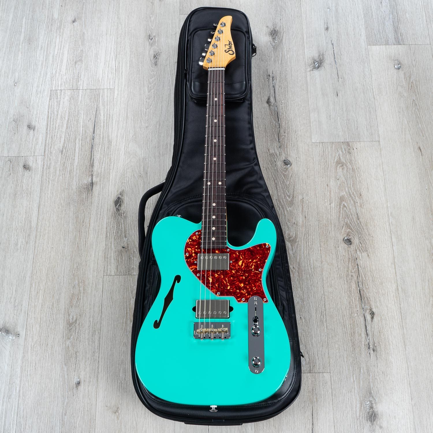 Suhr Guitars Alt T Electric Guitar, Indian Rosewood Fingerboard, Seafoam Green