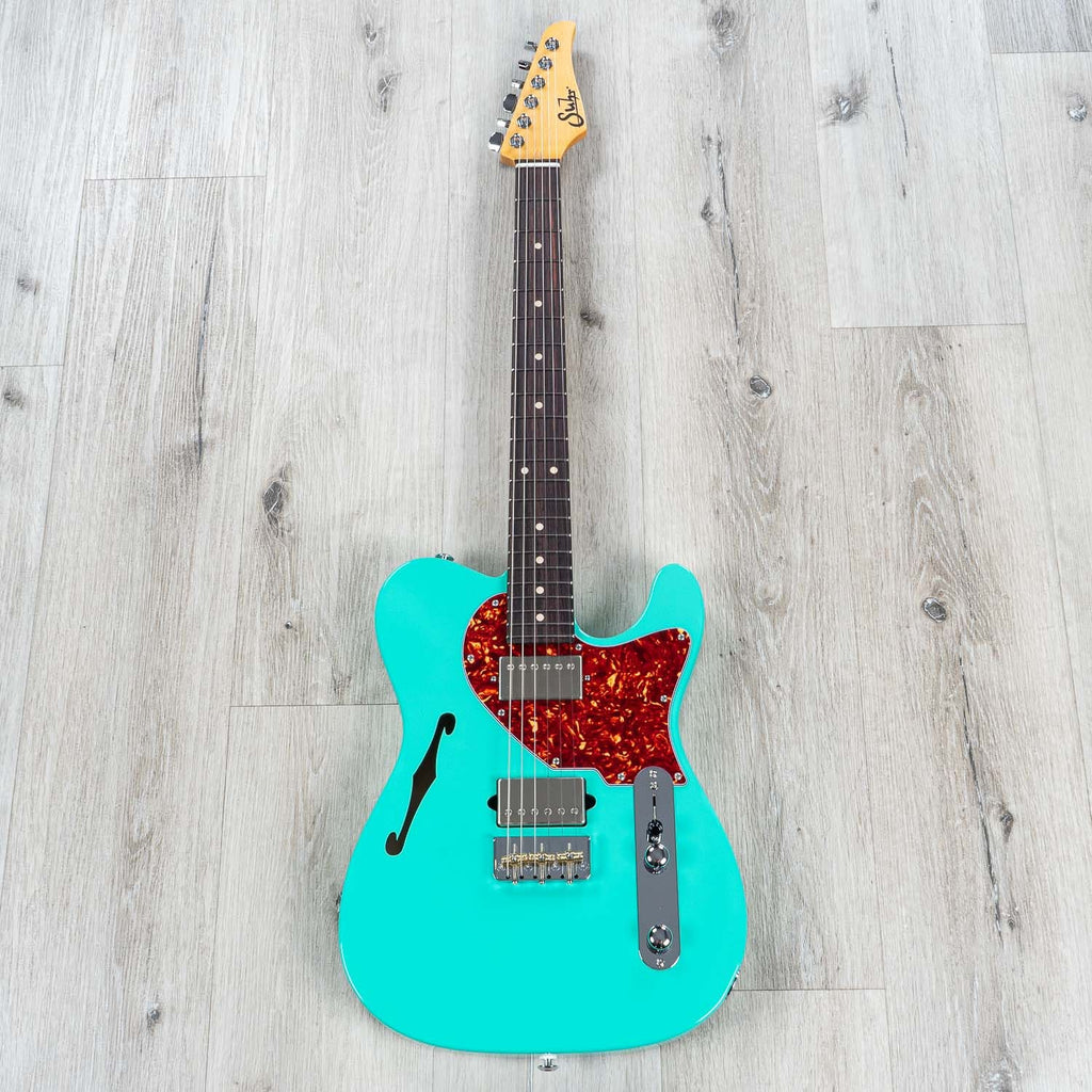 Suhr Guitars Alt T Electric Guitar, Indian Rosewood Fingerboard, Seafoam Green