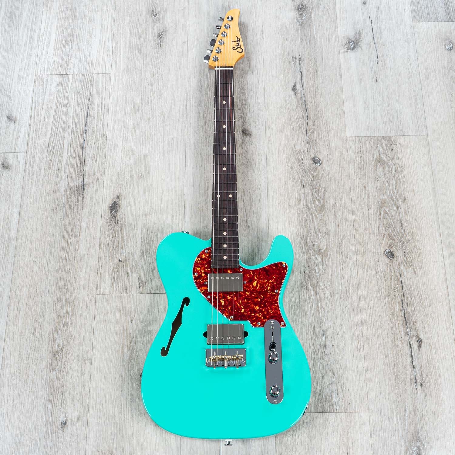 Suhr Guitars Alt T Electric Guitar, Indian Rosewood Fingerboard, Seafoam Green