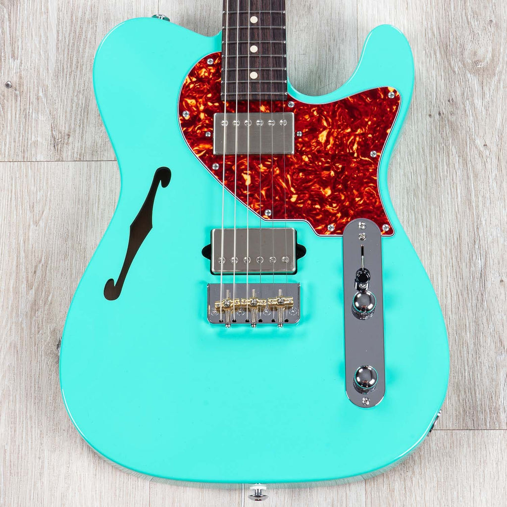 Suhr Guitars Alt T Electric Guitar, Indian Rosewood Fingerboard, Seafoam Green