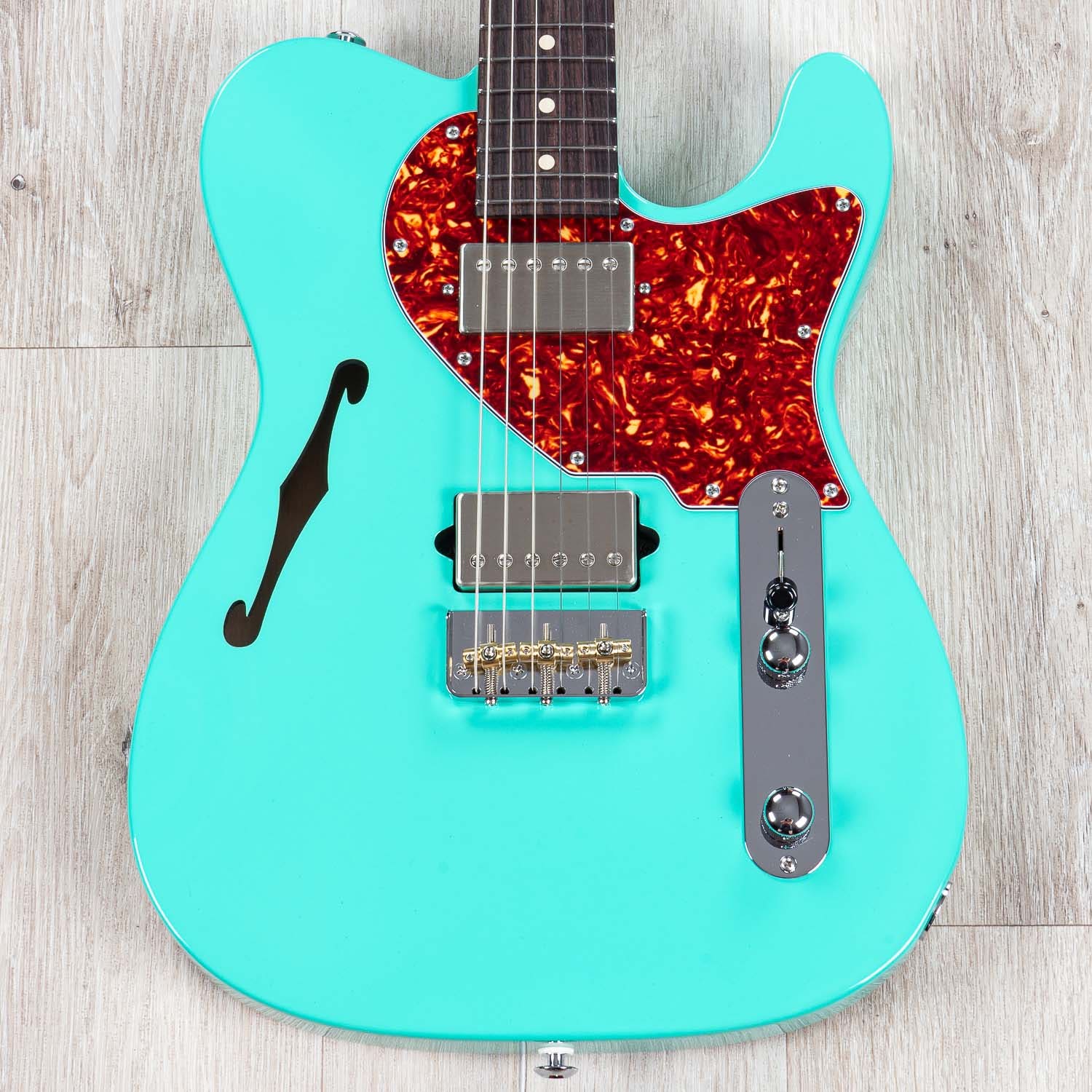 Suhr Guitars Alt T Electric Guitar, Indian Rosewood Fingerboard, Seafoam Green