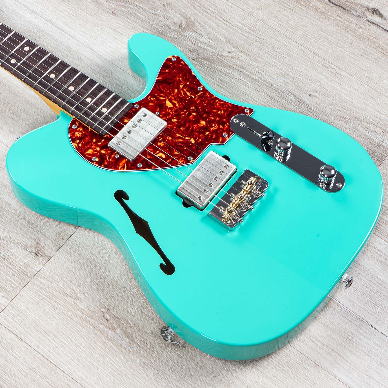 Suhr Guitars Alt T Electric Guitar, Indian Rosewood Fingerboard, Seafoam Green