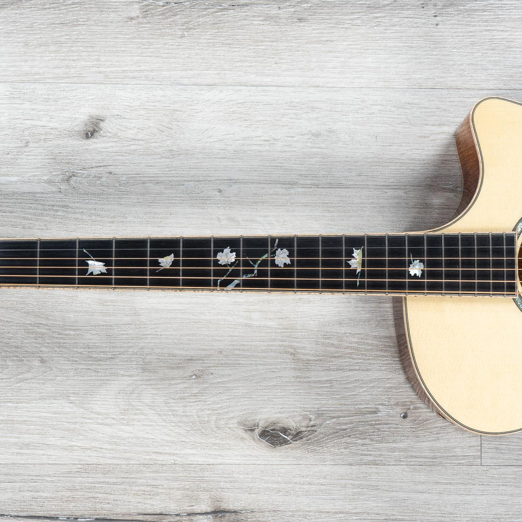 Eastman AC622CE Acoustic Electric Guitar, Ebony board, Solid European Spruce Top