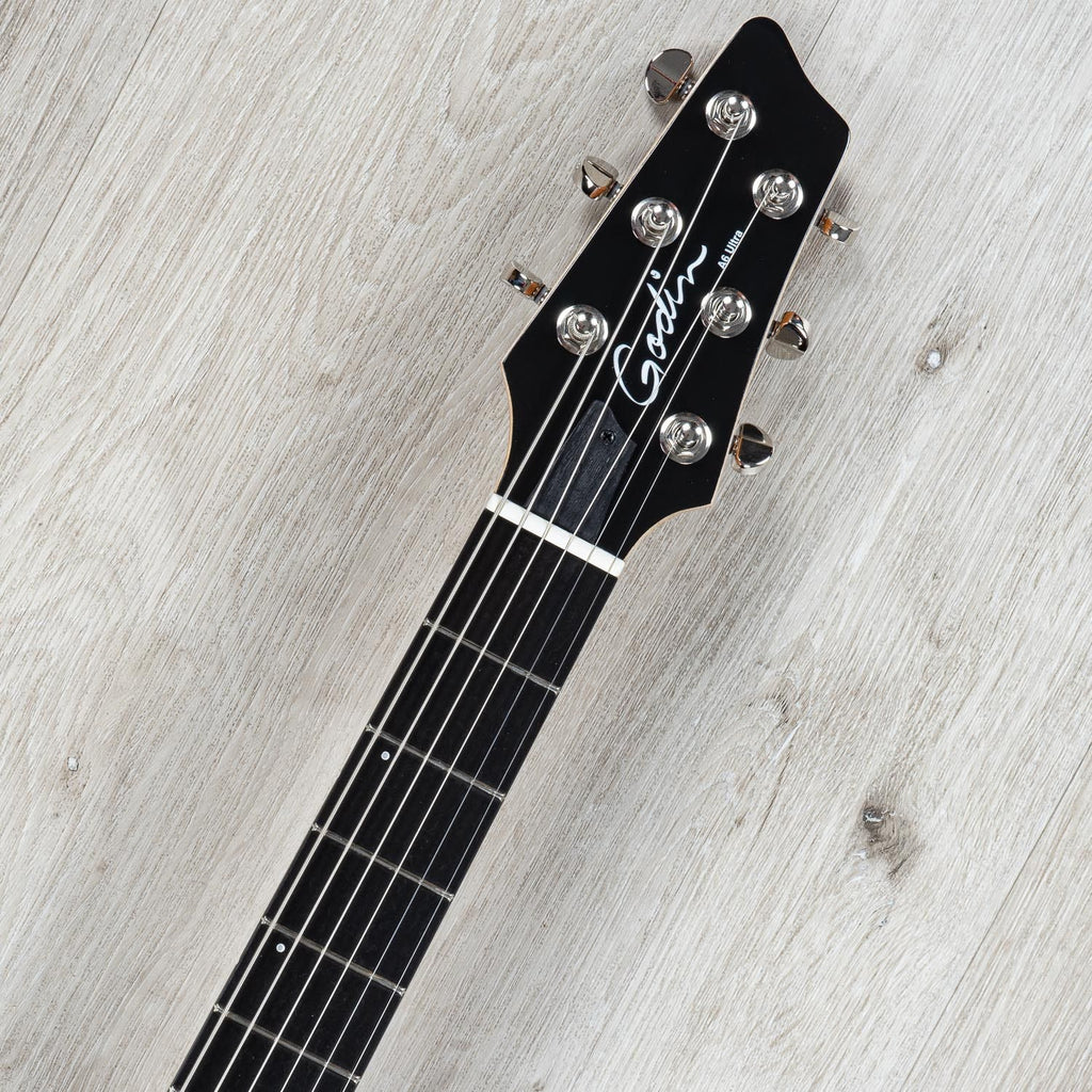 Godin Guitars 047963 A6 Ultra Denim Blue Flame Acoustic Electric Guitar