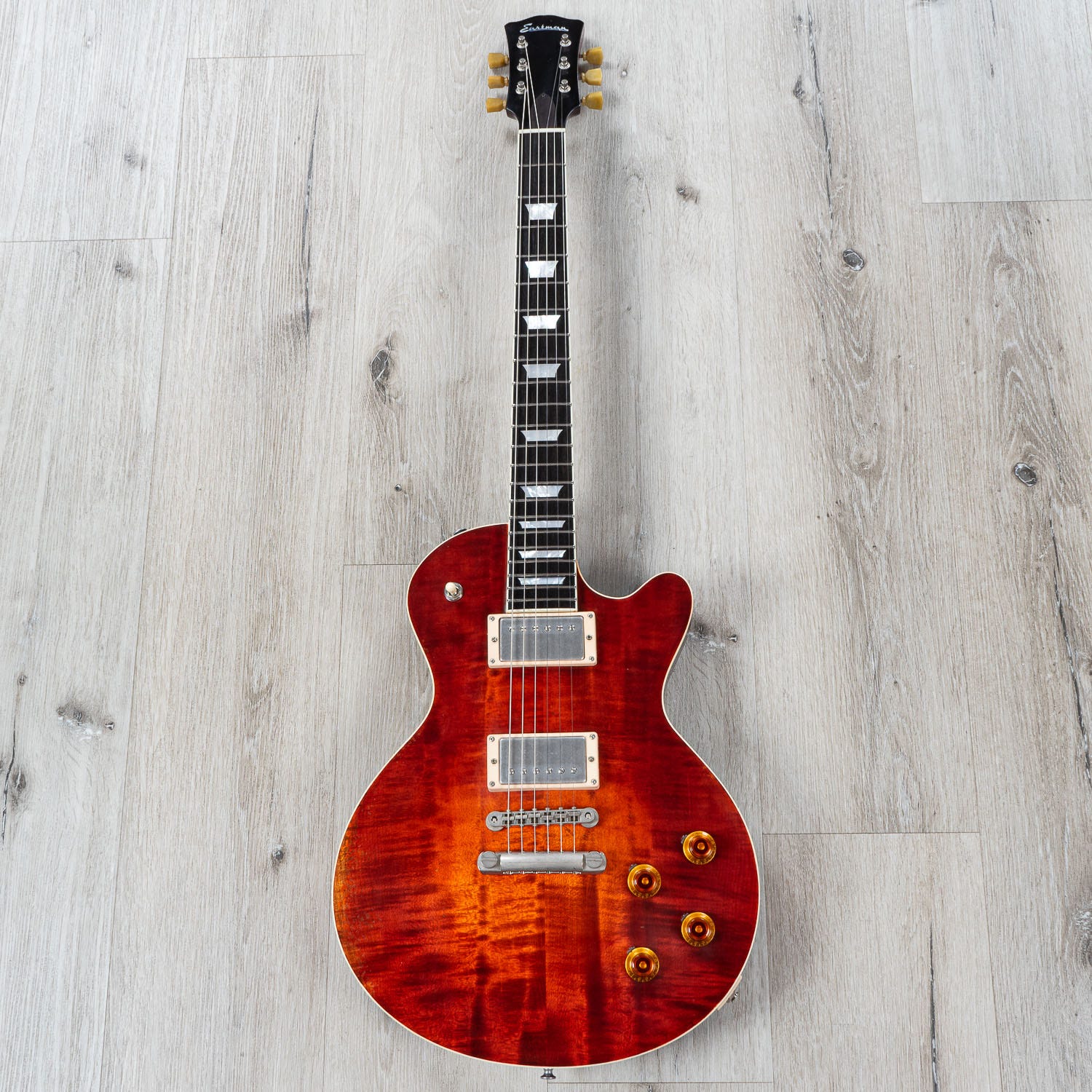 Eastman Guitars SB59/v Electric Guitar, Ebony Fingerboard, Antique Classic Varnish Finish