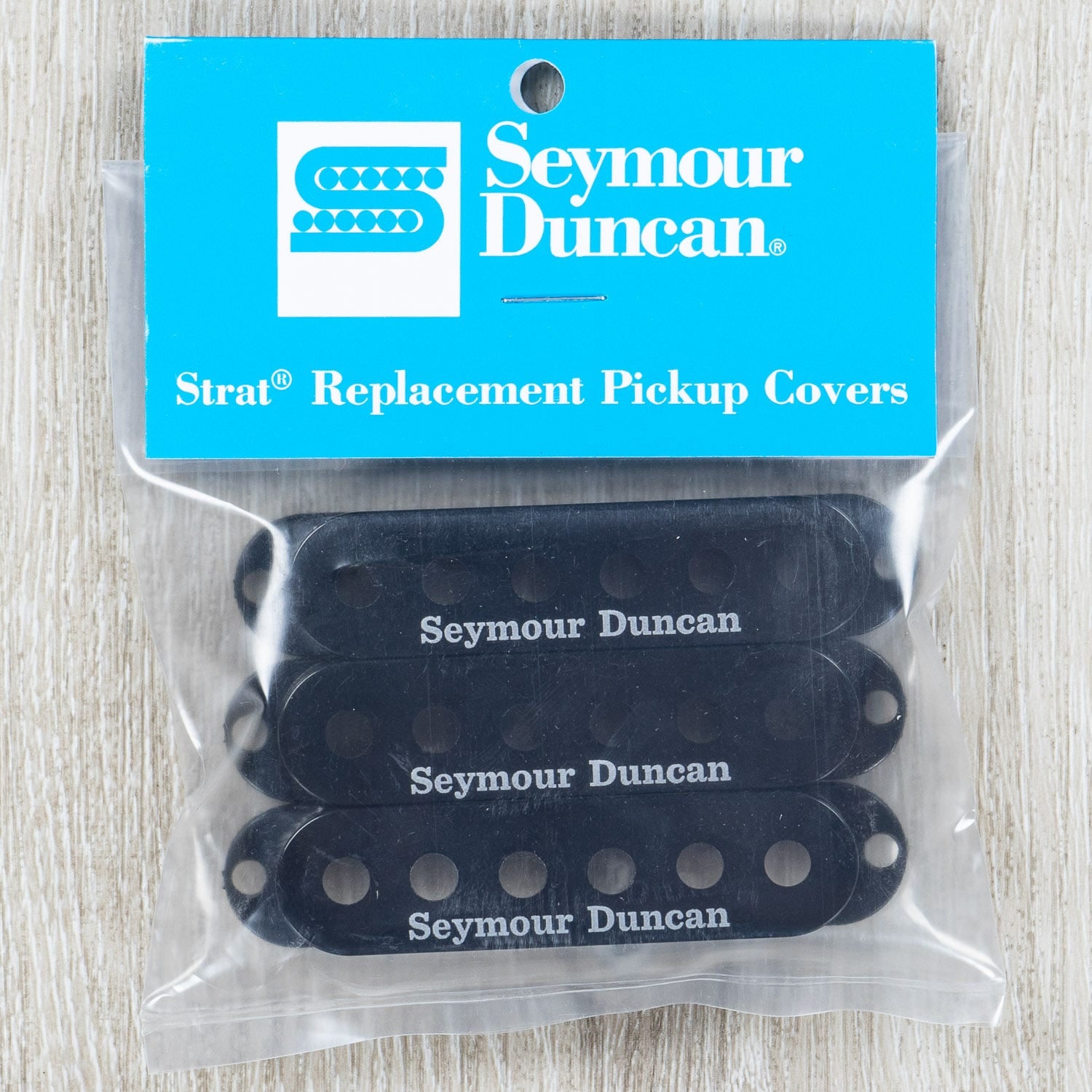 Seymour Duncan Strat Replacement Pickup Covers in Black (Set of 3)
