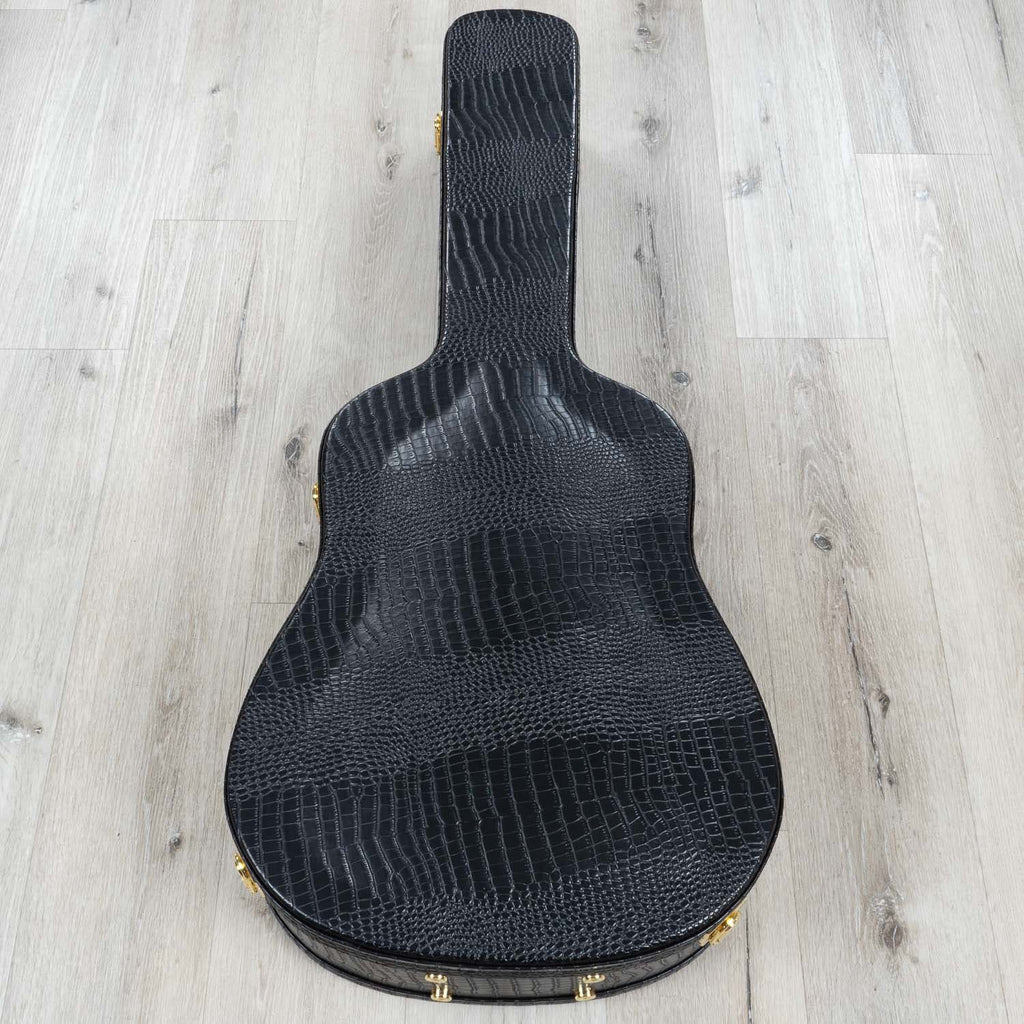 Guild D55E Acoustic-Electric Guitar, Ebony Fretboard, LR Baggs Electronics, Hard Case - Natural