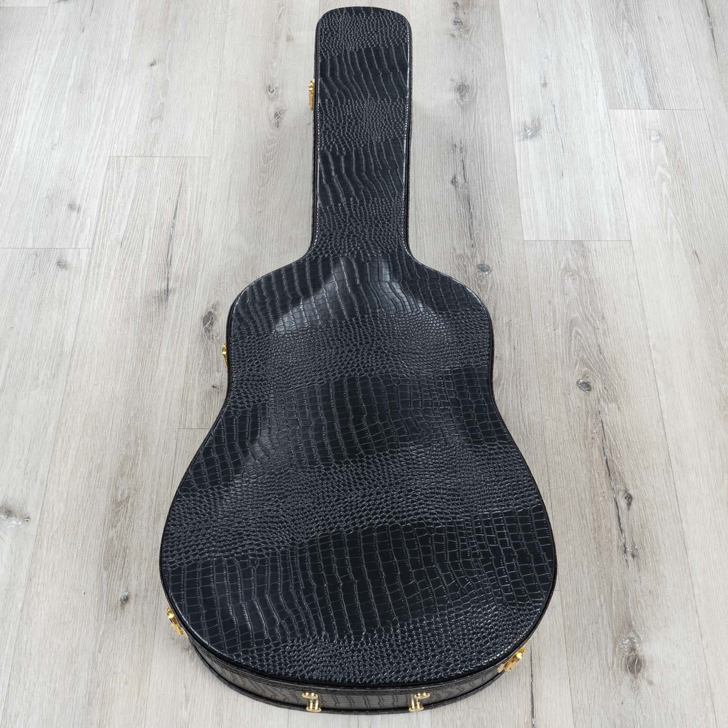 Guild D55E Acoustic-Electric Guitar, Ebony Fretboard, LR Baggs Electronics, Hard Case - Natural