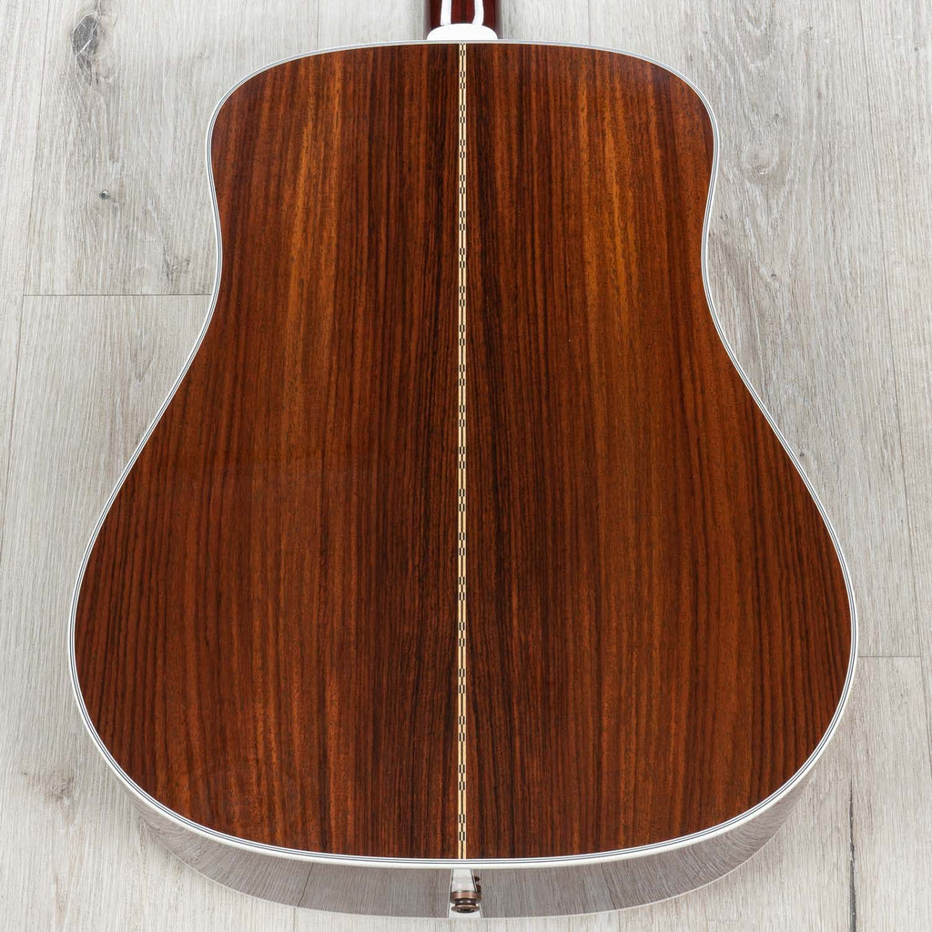 Guild D55E Acoustic-Electric Guitar, Ebony Fretboard, LR Baggs Electronics, Hard Case - Natural