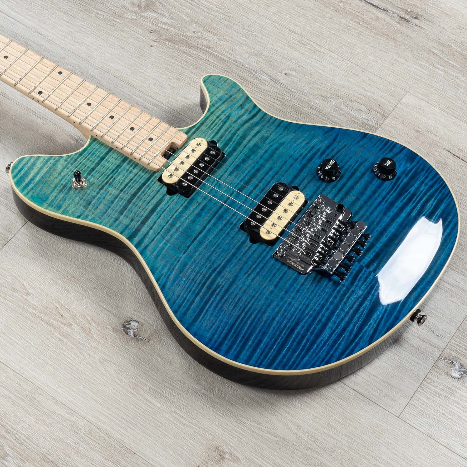 Peavey HP 2 Deep Ocean Electric Guitar, Maple Neck and Fretboard, Floyd Rose