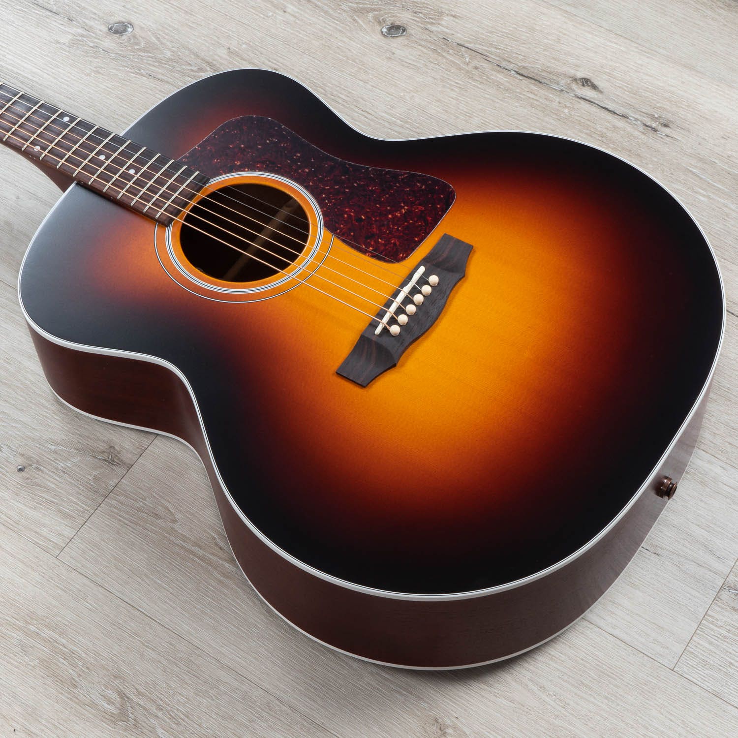 Guild F-40E Acoustic-Electric Guitar, Spruce Top, Mahogany Back and Sides, Hard Case - Antique Burst