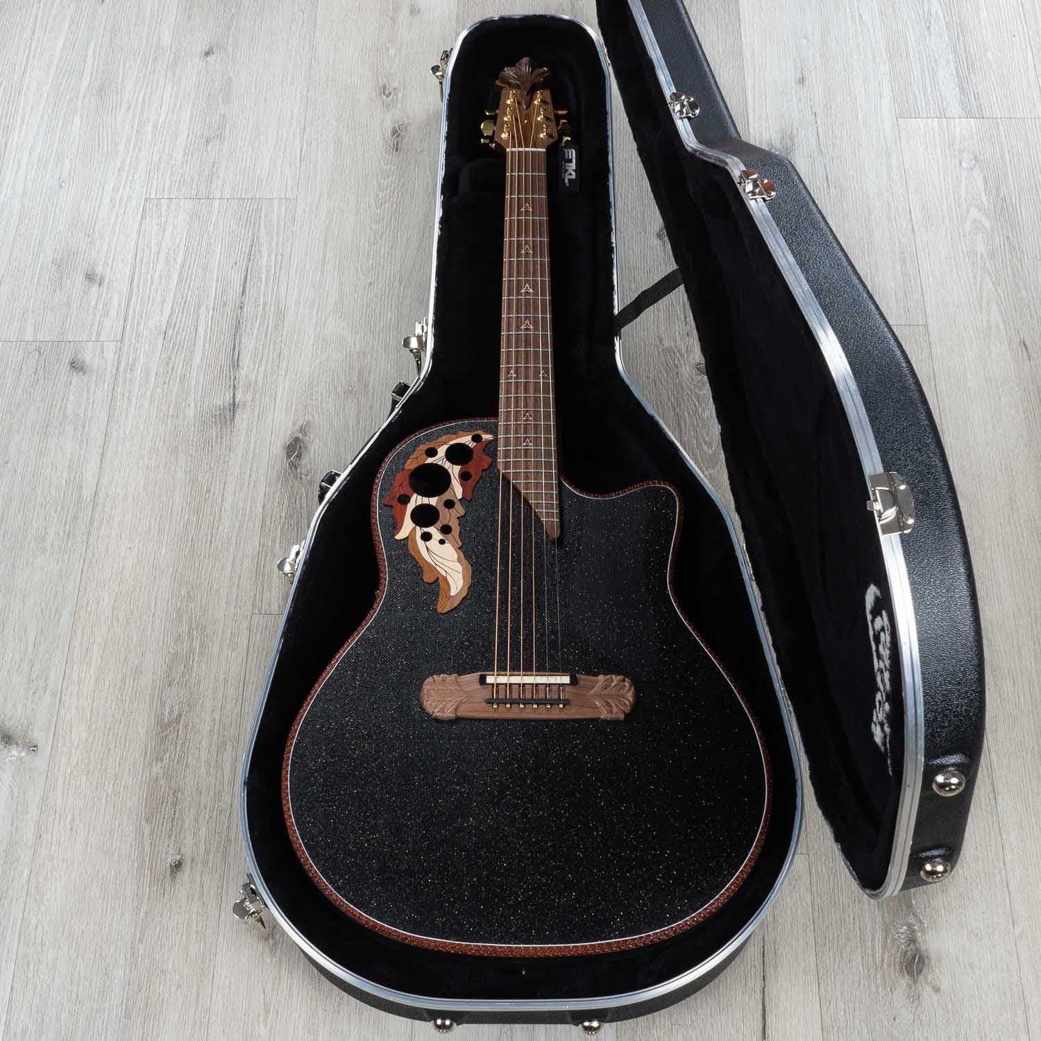 Ovation Adamas 2087GT-5 Deep Contour Acoustic Electric Guitar, Carbon Fiber Top