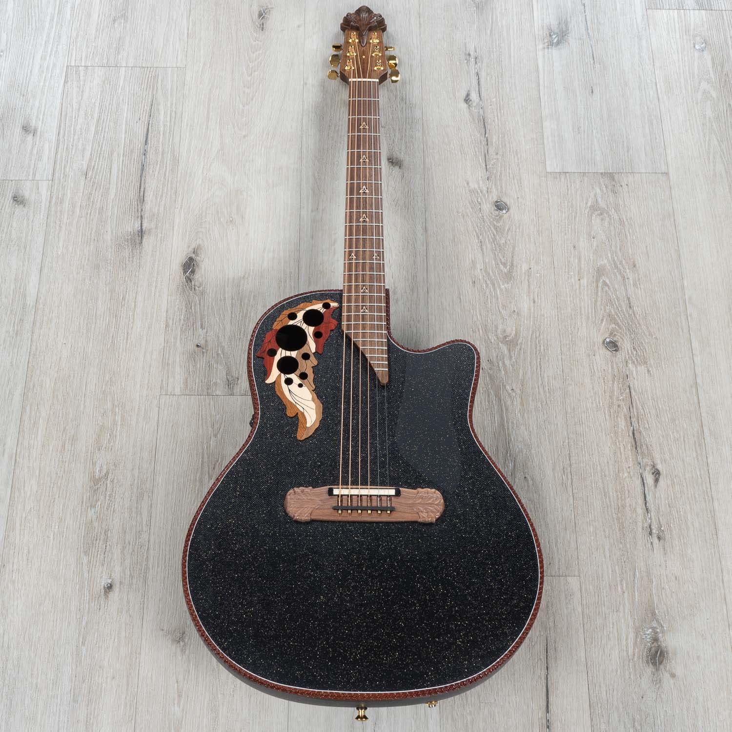Ovation Adamas 2087GT-5 Deep Contour Acoustic Electric Guitar, Carbon Fiber Top