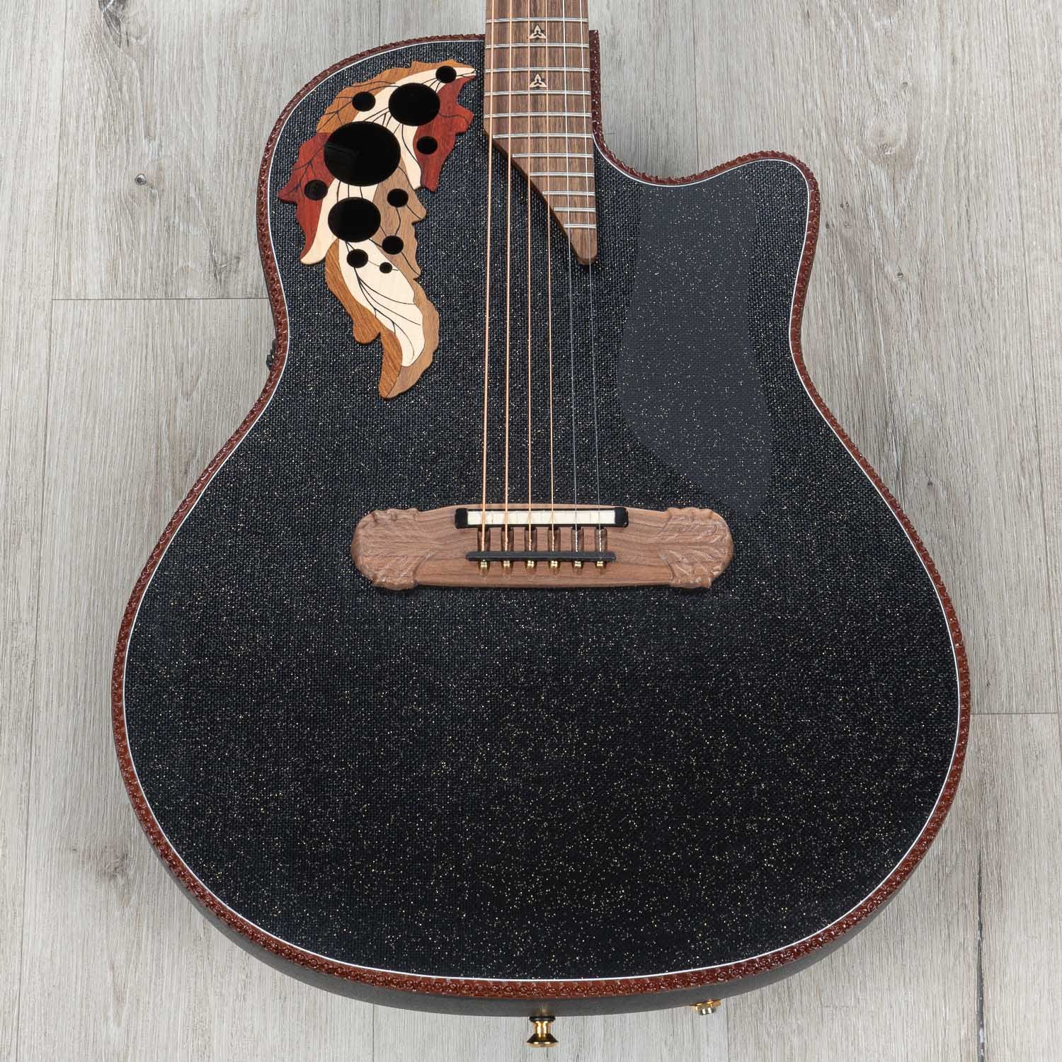 Ovation Adamas 2087GT-5 Deep Contour Acoustic Electric Guitar, Carbon Fiber Top