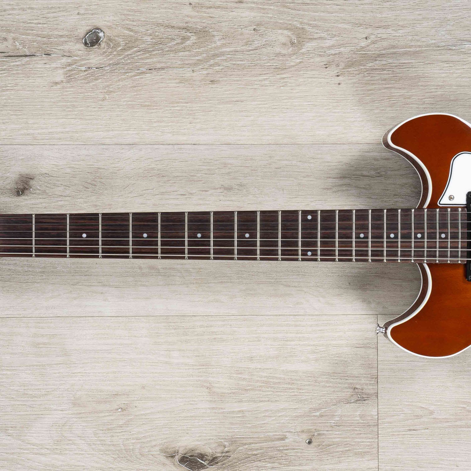 Harmony Comet Semi-Hollow Electric Guitar, Rosewood Fretboard, Sunburst