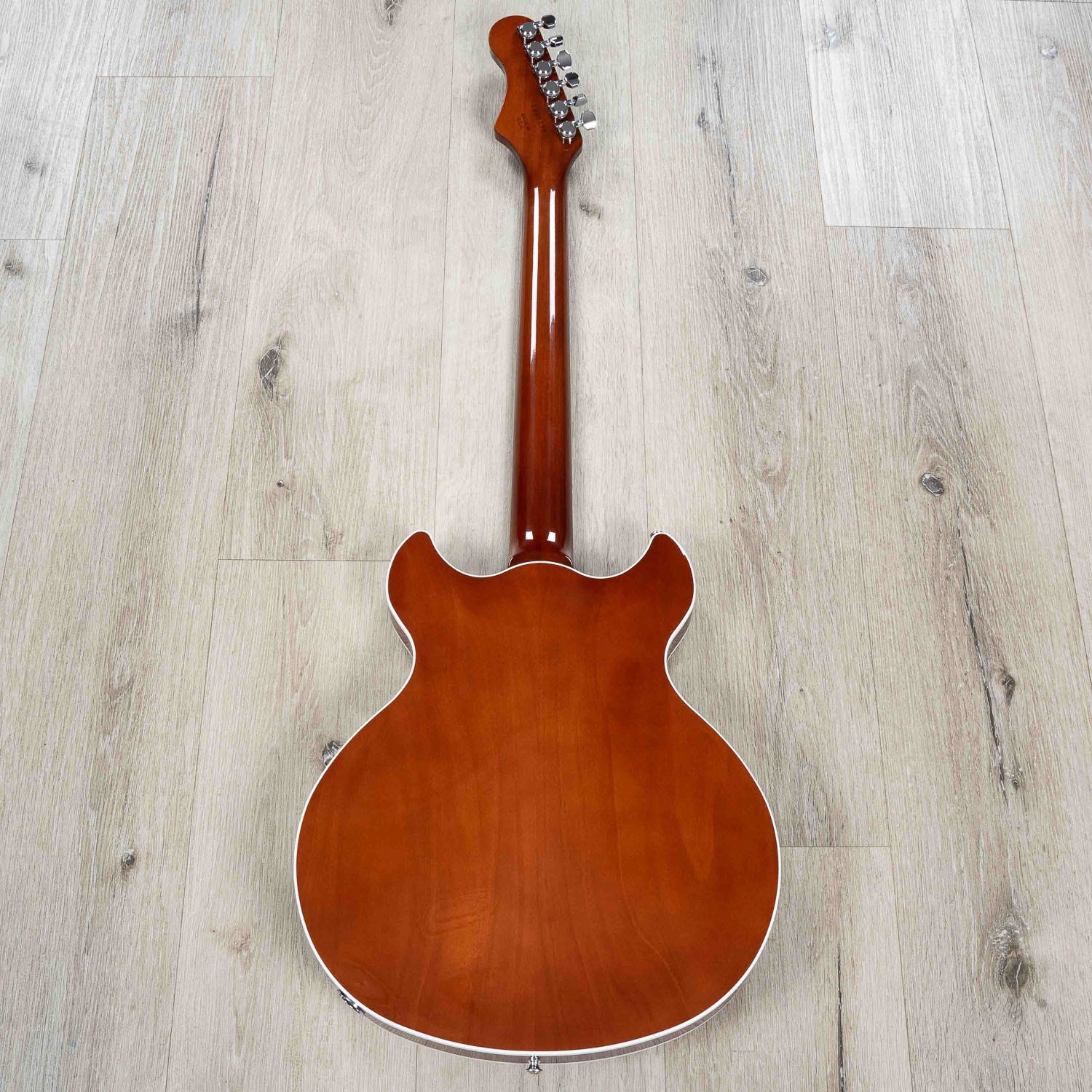 Harmony Comet Semi-Hollow Electric Guitar, Rosewood Fretboard, Sunburst
