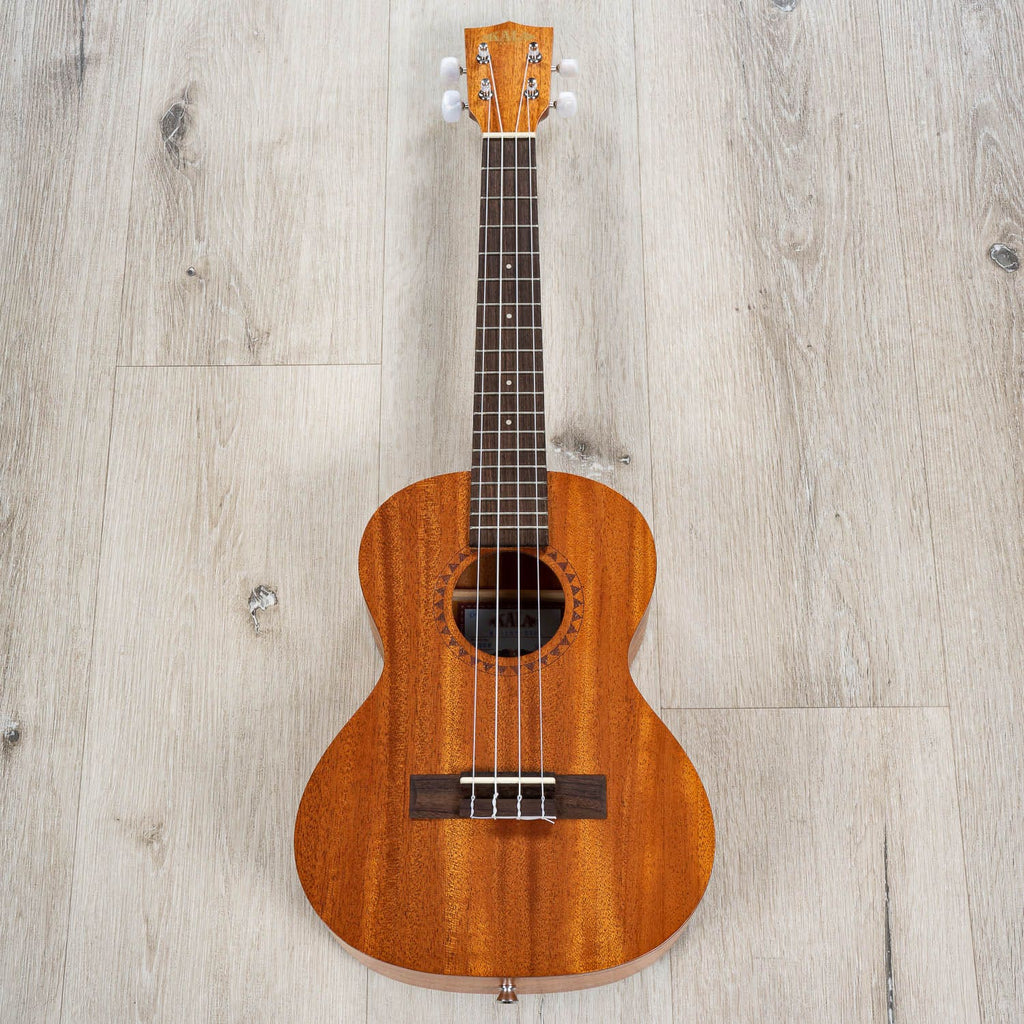 Kala KA-15T Tenor Ukulele Bundle, Natural Mahogany with Gig Bag, Strap & Tuner