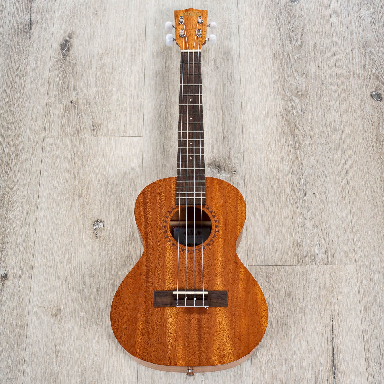 Kala KA-15T Tenor Ukulele Bundle, Natural Mahogany with Gig Bag, Strap & Tuner