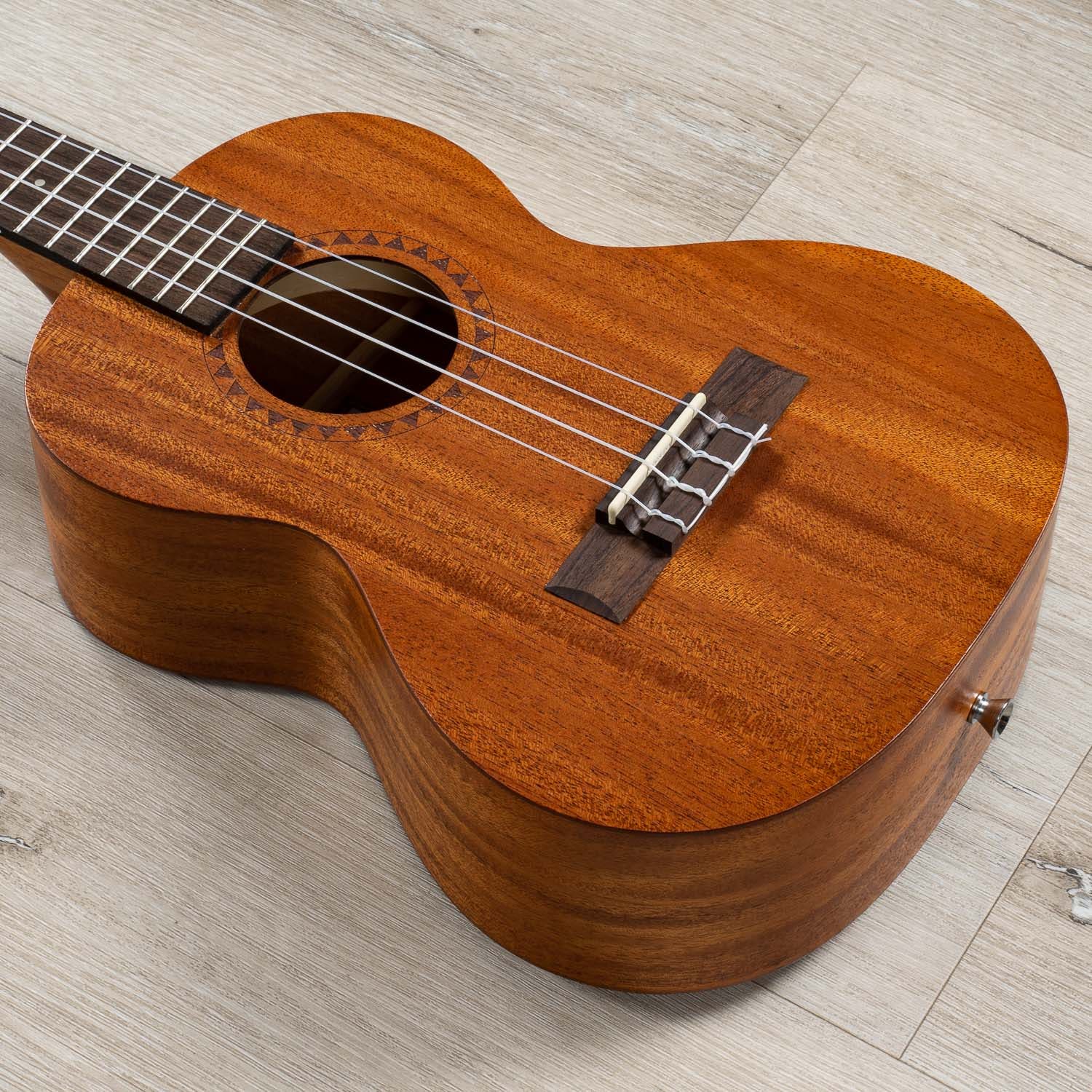 Kala KA-15T Tenor Ukulele Bundle, Natural Mahogany with Gig Bag, Strap & Tuner
